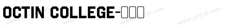 Octin College字体转换